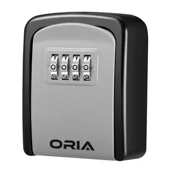 ORIA Password Key Box Decoration Key Code Box Key Storage Lock Box Wall Mounted Password Box Outdoor Key Safe Lock Box Gray
ORIA Password Key Box Decoration Key Code Box Key Storage Lock Box Wall Mounted Password Box Outdoor Key Safe Lock Box Gray