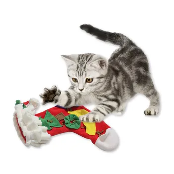 Pet Cat Sniffing Mat Dogs Interactive Play Toys Find Food Training Blanket Christmas socks Dog Puppy Feeding Pad Nosework Puzzle 
Pet Cat Sniffing Mat Dogs Interactive Play Toys Find Food Training Blanket Christmas socks Dog Puppy Feeding Pad Nosework Puzzle