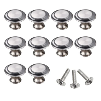 10Pcs Myhomera Cabinet Knob Stainless Steel Cupboard Pull Drawer Knobs Furniture Wardrobe Round Handle Kitchen Pulls Hardware 
10Pcs Myhomera Cabinet Knob Stainless Steel Cupboard Pull Drawer Knobs Furniture Wardrobe Round Handle Kitchen Pulls Hardware