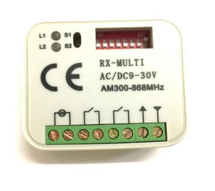 For came, beninca,ditec,marantec,liftmaster, sommer rolling code remote control receiver
For came, beninca,ditec,marantec,liftmaster, sommer rolling code remote control receiver