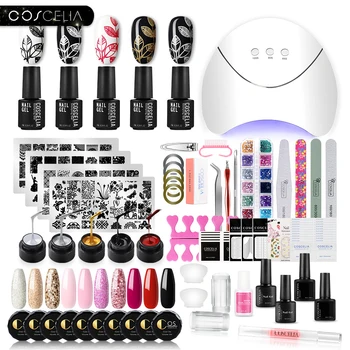 COSCLEIA 20pcs Gel Nail Polish Set With 36W UV LED Lamp XSoak Off Manicure Set Nail Drill Machine Nail files For Nail Art Tools 
COSCLEIA 20pcs Gel Nail Polish Set With 36W UV LED Lamp XSoak Off Manicure Set Nail Drill Machine Nail files For Nail Art Tools