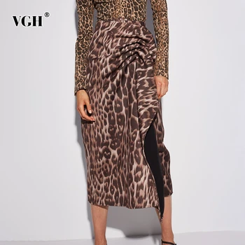 VGH Casual Asymmetrical Leopard Skirt For Women High Waist Irregular Side Split Midi Skirts Female Clothing 2020 Spring Fashion
VGH Casual Asymmetrical Leopard Skirt For Women High Waist Irregular Side Split Midi Skirts Female Clothing 2020 Spring Fashion