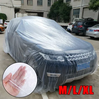 Transparent PE Material Elastic Car Cover Dust-Proof Waterproof Disposable Portable Car External Accessory M/L/XL
Transparent PE Material Elastic Car Cover Dust-Proof Waterproof Disposable Portable Car External Accessory M/L/XL