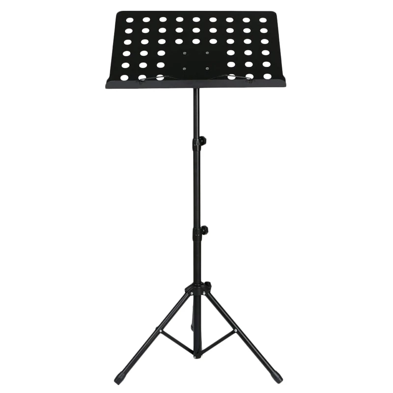 50 x 35cm Sheet Music Stand Folding Metal Music Score Tripod Stand Holder with Widened Thickened Large Panel for All Musical Ins
50 x 35cm Sheet Music Stand Folding Metal Music Score Tripod Stand Holder with Widened Thickened Large Panel for All Musical Ins