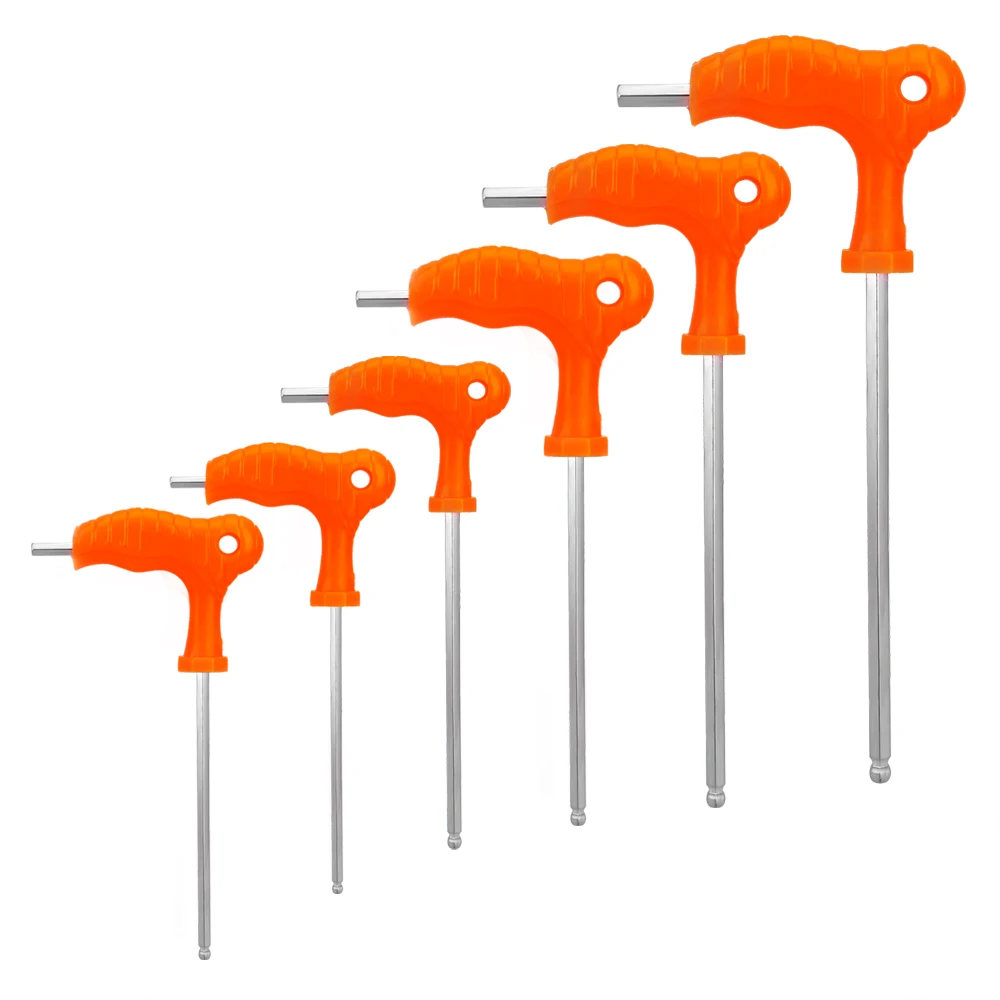 DIYWORK Hand Tool High-carbon Steel Spanner T Handle Allen Hex Key Wrench Inner Hexagon Wrench 2.5mm 3mm 4mm 5mm 6mm 8mm
DIYWORK Hand Tool High-carbon Steel Spanner T Handle Allen Hex Key Wrench Inner Hexagon Wrench 2.5mm 3mm 4mm 5mm 6mm 8mm