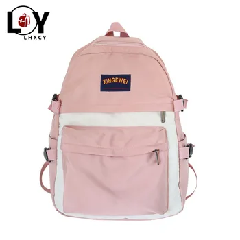 Nylon Zipper Buckle Splicing Backpacks For Women High Capacity Waterproof Designer Bag High Quality Multifunction Backpack Women
Nylon Zipper Buckle Splicing Backpacks For Women High Capacity Waterproof Designer Bag High Quality Multifunction Backpack Women