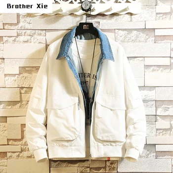 Autumn New Tooling Jacket Men Fashion Big Pocket Baseball Uniform Jacket Man Streetwear Wild Hip Hop Loose Bomber Jacket M-3XL
Autumn New Tooling Jacket Men Fashion Big Pocket Baseball Uniform Jacket Man Streetwear Wild Hip Hop Loose Bomber Jacket M-3XL