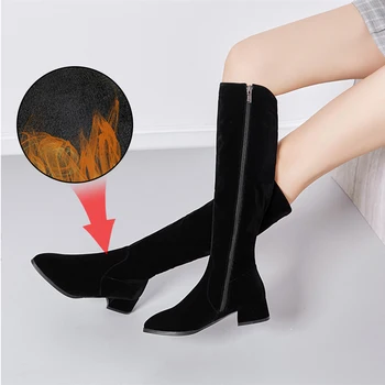 Plus Size 34-43 New Slim Boots Sexy Over The Knee High Suede Women Snow Boots Women's Fashion Winter Thigh High Boots Snow Shoes
Plus Size 34-43 New Slim Boots Sexy Over The Knee High Suede Women Snow Boots Women's Fashion Winter Thigh High Boots Snow Shoes