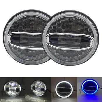 7 inch led headlight DRL Blue/White LED Unique Crystalline Cups Headlamp LED Light Bulb for Jeep Wrangler JK TJ Land Rover
7 inch led headlight DRL Blue/White LED Unique Crystalline Cups Headlamp LED Light Bulb for Jeep Wrangler JK TJ Land Rover