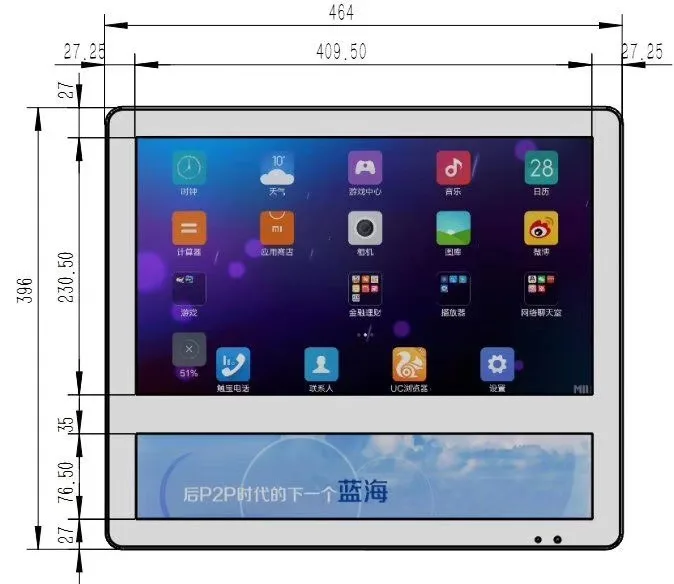 15 18 inch advertising display digital ad player Dual screen wall mount LCD Advertising Screen for Elevator
15 18 inch advertising display digital ad player Dual screen wall mount LCD Advertising Screen for Elevator