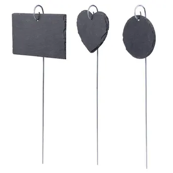 3 Pcs Slate Gardening Labels Plant Tag Iron Rack Hanging Display Sign for Balcony Garden Pots Planters Black (Mixed Style)
3 Pcs Slate Gardening Labels Plant Tag Iron Rack Hanging Display Sign for Balcony Garden Pots Planters Black (Mixed Style)