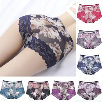 Fashion Women Girls Knickers Sexy Floral Lace Transparent Briefs Spring Autumn Lingerie Panties Mid-Rise Underwear One size
Fashion Women Girls Knickers Sexy Floral Lace Transparent Briefs Spring Autumn Lingerie Panties Mid-Rise Underwear One size