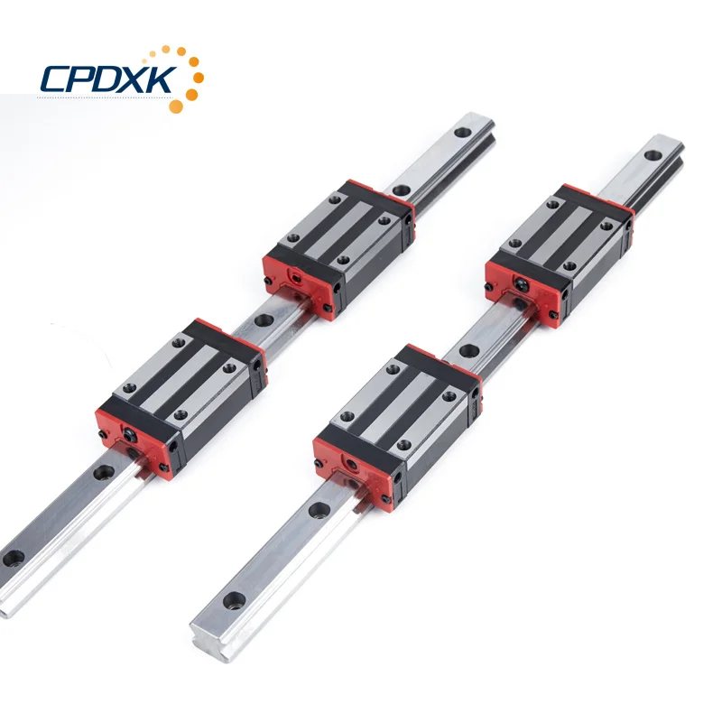 Linear guide HGR15 Length-800mm2pcs + 4 pcs linear blocks carriage HGH15CA or HGW15CC for CNC Machine
Linear guide HGR15 Length-800mm2pcs + 4 pcs linear blocks carriage HGH15CA or HGW15CC for CNC Machine