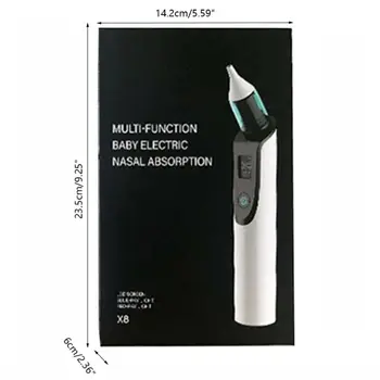 Baby Nasal Aspirator Snot Sucker Electric Adult Blackhead Remover W/ LCD Screen
Baby Nasal Aspirator Snot Sucker Electric Adult Blackhead Remover W/ LCD Screen