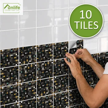 10pcs/Set Urban Mosaic Brick Stickers Waterproof Kitchen Bathroom DIY Adhesive Wallpaper Art home Wall Decals 
10pcs/Set Urban Mosaic Brick Stickers Waterproof Kitchen Bathroom DIY Adhesive Wallpaper Art home Wall Decals