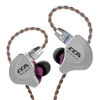CCA C10 In-Ear 3.5mm Wired Moving Iron Headphones 10-Unit Monitoring Level Noise Reduction HIFI Headphones for Phones/Computers
CCA C10 In-Ear 3.5mm Wired Moving Iron Headphones 10-Unit Monitoring Level Noise Reduction HIFI Headphones for Phones/Computers