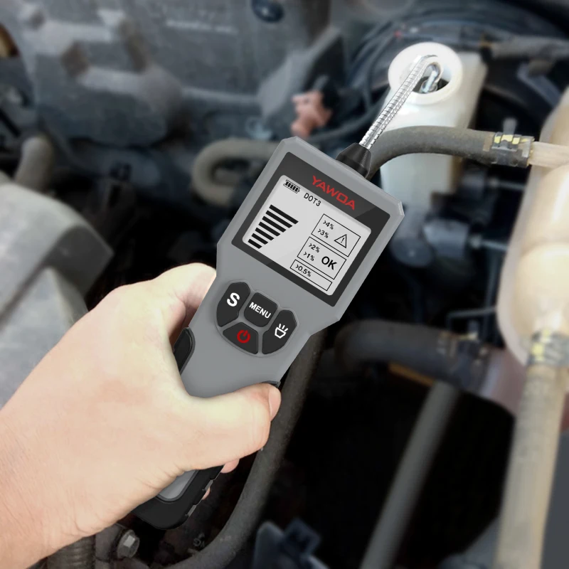 BF200 Digital Brake Fluid Tester For DOT3 DOT4 DOT5.1 Liquid Testing Tool LED Display Oil Quality Test Pen Car Accessories
BF200 Digital Brake Fluid Tester For DOT3 DOT4 DOT5.1 Liquid Testing Tool LED Display Oil Quality Test Pen Car Accessories