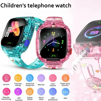 Children Smart Watch Remote monitoring Baby Watches WiFi GPRS LBS Positioning SOS Call IP67 Deep Waterproof Cameras Kids Watch
Children Smart Watch Remote monitoring Baby Watches WiFi GPRS LBS Positioning SOS Call IP67 Deep Waterproof Cameras Kids Watch