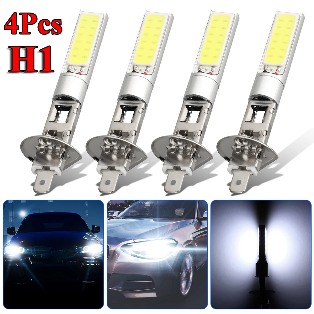 4pcs Car Head Light LED H1 LED Headlight High Low Beam Light SMD Bulbs Vehicle Lamp LED Car Light Front And Rear Fog Lights
4pcs Car Head Light LED H1 LED Headlight High Low Beam Light SMD Bulbs Vehicle Lamp LED Car Light Front And Rear Fog Lights