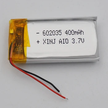 XINJ 3.7V 400mAh lithium polymer battery li ion cell 602035 For MP4 E-book Telephone smart watch driving recorder DIY
XINJ 3.7V 400mAh lithium polymer battery li ion cell 602035 For MP4 E-book Telephone smart watch driving recorder DIY
