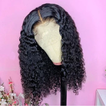 Natural Black Colored 13x4/6 Transparent Lace Loose Curly Short For Black Women With Baby Hair U part Wig Middle Ratio PU Wig
Natural Black Colored 13x4/6 Transparent Lace Loose Curly Short For Black Women With Baby Hair U part Wig Middle Ratio PU Wig