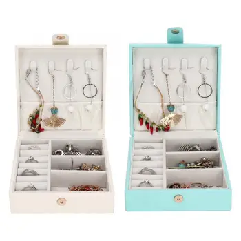 Simple Jewelry Organizer Portable PU Leather Earrings Bracelet Pendant Ring Jewelry Organizer Storage Holder Box Display Case a
Simple Jewelry Organizer Portable PU Leather Earrings Bracelet Pendant Ring Jewelry Organizer Storage Holder Box Display Case a