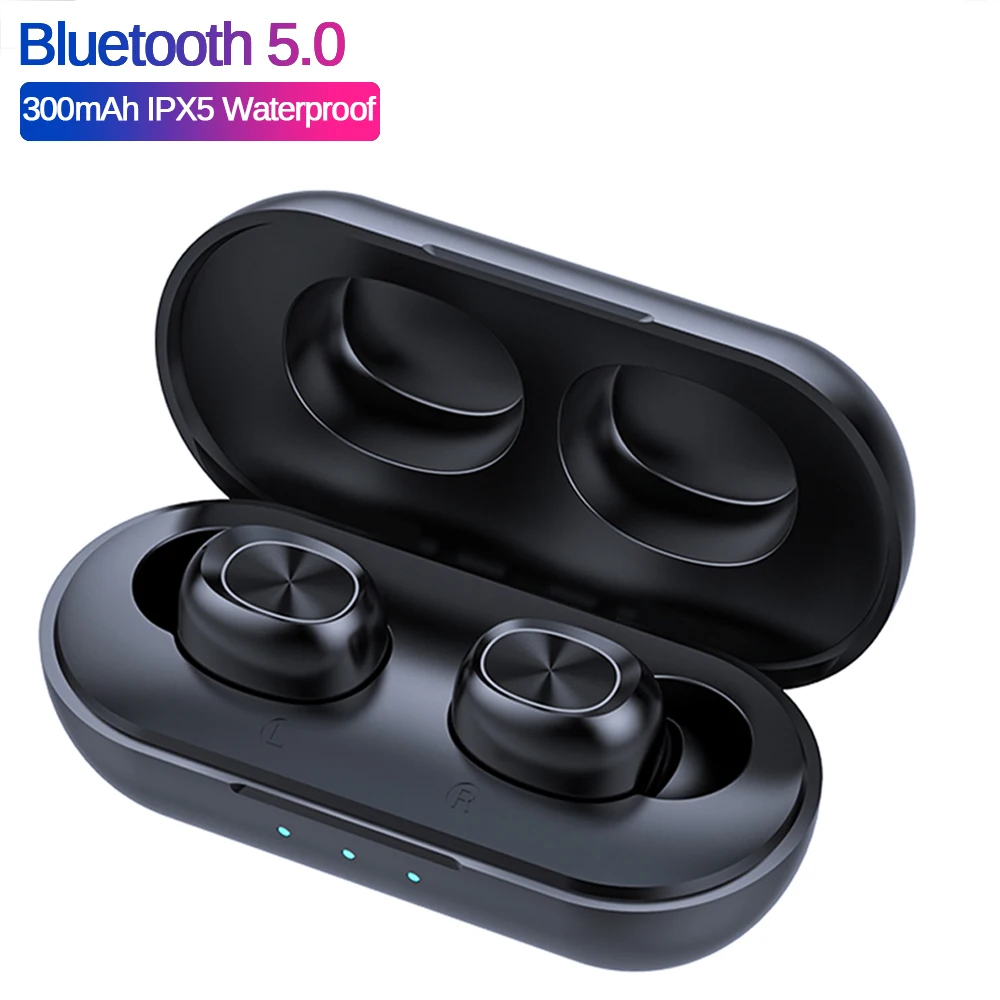 B5 TWS Bluetooth Wireless Earphone 5.0 Touch Control Earbuds Waterproof 9D Stereo Music Headset 300mAh Power Bank
B5 TWS Bluetooth Wireless Earphone 5.0 Touch Control Earbuds Waterproof 9D Stereo Music Headset 300mAh Power Bank