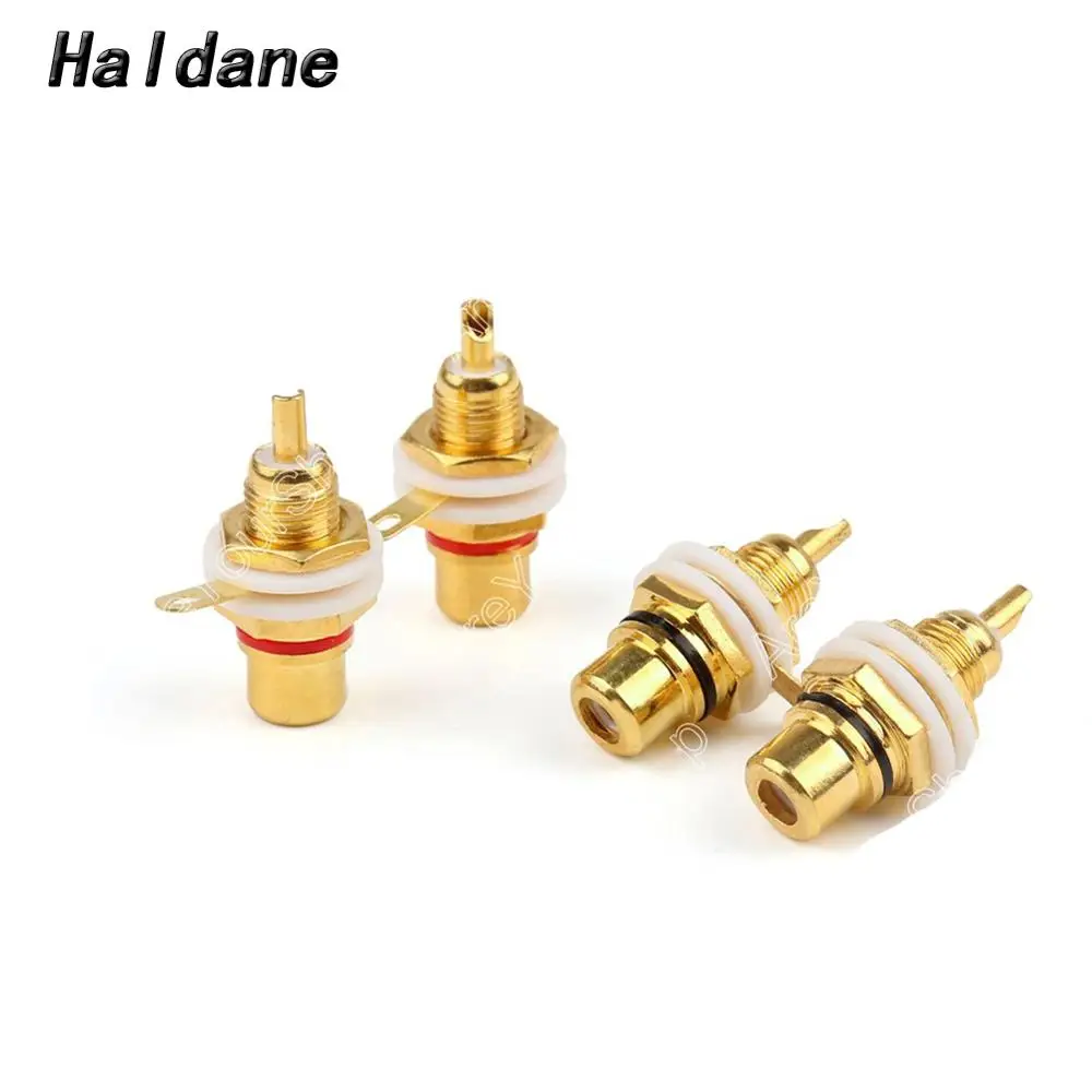 Haldane 8pcs HIFI RCA Female Jack Plated RCA Connector Gold Panel Mount Chassis Audio Socket Plug Bulkhead white Cycle
Haldane 8pcs HIFI RCA Female Jack Plated RCA Connector Gold Panel Mount Chassis Audio Socket Plug Bulkhead white Cycle