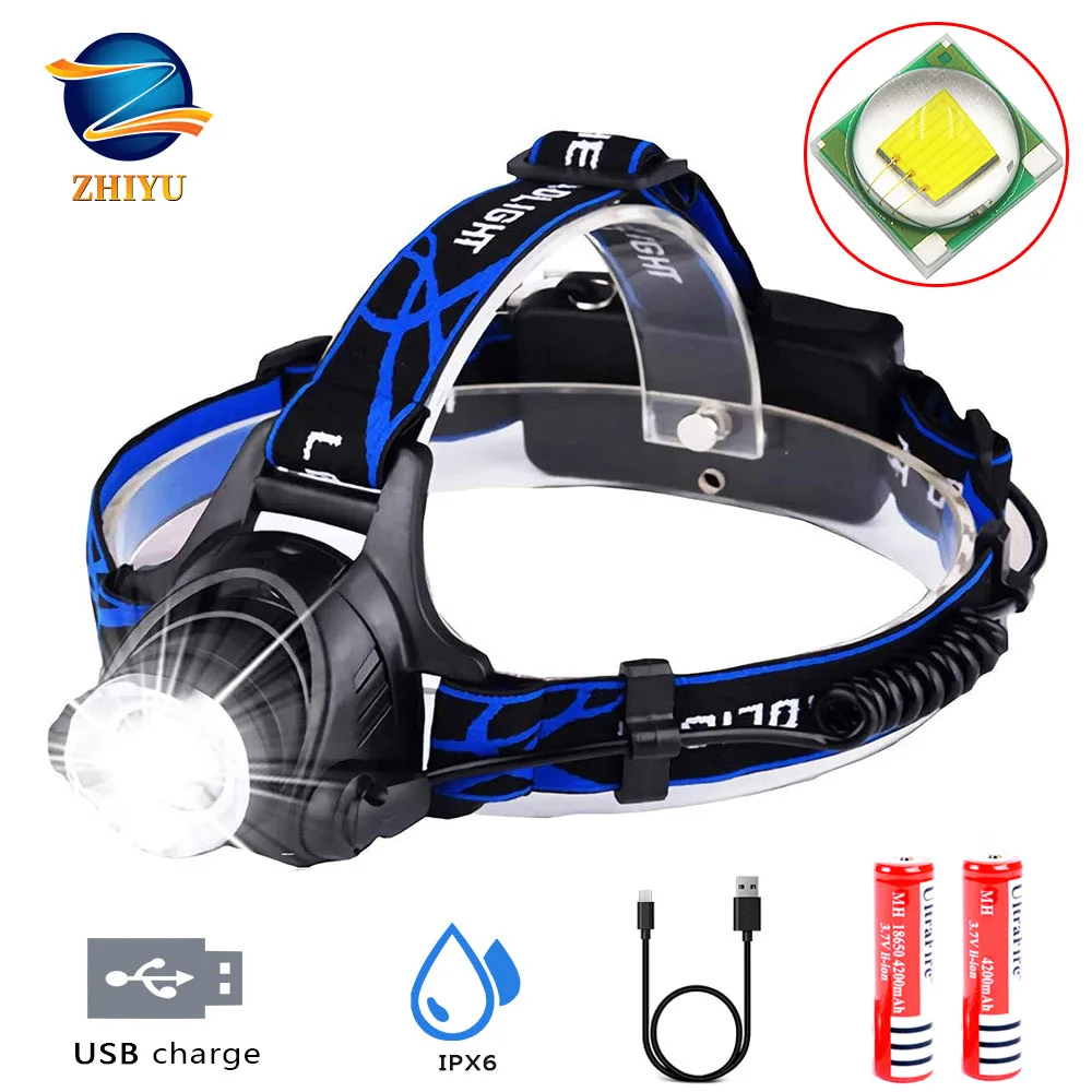 Headlamp T6 LED Super Bright USB Rechargeable Zoomable Waterproof Headlamp 3 Modes Light for Camping, Running, Emergency Light
Headlamp T6 LED Super Bright USB Rechargeable Zoomable Waterproof Headlamp 3 Modes Light for Camping, Running, Emergency Light