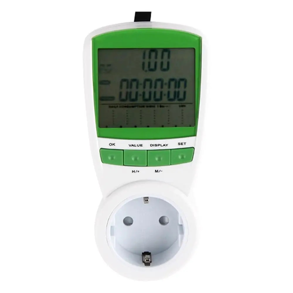 Qz0018-1 Metering Socket Monitor Energy Power Meter Watt Volt Amp Frequency Monitor Analyzer 230V 50Hz
Qz0018-1 Metering Socket Monitor Energy Power Meter Watt Volt Amp Frequency Monitor Analyzer 230V 50Hz
