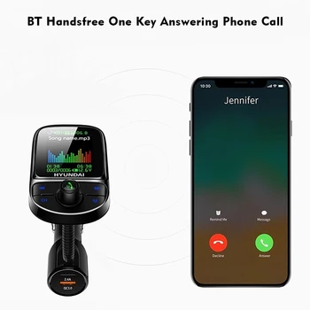 1.8 Inch TFT Color Display Wireless BT Bluetooth Car FM Transmitter Multifunctional MP3 Player with Dual USB Charging Port
1.8 Inch TFT Color Display Wireless BT Bluetooth Car FM Transmitter Multifunctional MP3 Player with Dual USB Charging Port