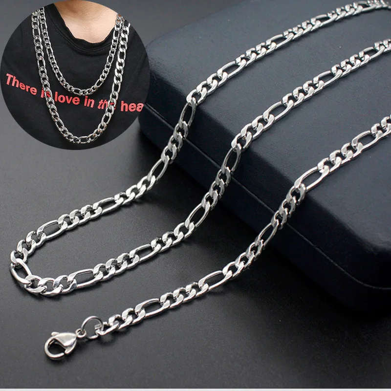 High Quality Chain Customize Length Chain Stainless Steel Men Necklace Male Gifts Fashion Punk Jewerly 15'' - 45'' Inches
High Quality Chain Customize Length Chain Stainless Steel Men Necklace Male Gifts Fashion Punk Jewerly 15'' - 45'' Inches