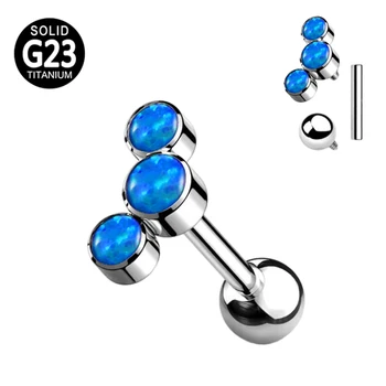G23 Titanium Cartilage Barbells Labret Lip Ring Opal Stone Ear Tragus Helix Lip Earring Stud Piercing Body Jewelry Wholesale
G23 Titanium Cartilage Barbells Labret Lip Ring Opal Stone Ear Tragus Helix Lip Earring Stud Piercing Body Jewelry Wholesale