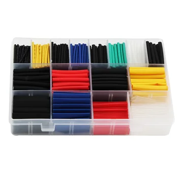 580pcs Eco Friendly Connect Wrap Wire Insulation PE Protective Cable Sleeve Heat Shrink Tube DIY Assorted Sleeving Accessories
580pcs Eco Friendly Connect Wrap Wire Insulation PE Protective Cable Sleeve Heat Shrink Tube DIY Assorted Sleeving Accessories