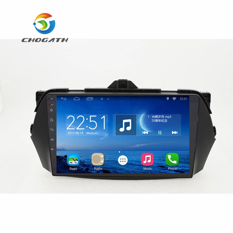 Автомобильный мультимедийный плеер chogatht 9 дюймов четырехъядерный Android 8 1