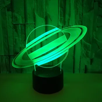 3D Planet Saturn Night Light USB Touch LED Table Desk Lamp 7 Color Changing Shop Bar Bedroom decorative Light Gift 3W DC 5V
3D Planet Saturn Night Light USB Touch LED Table Desk Lamp 7 Color Changing Shop Bar Bedroom decorative Light Gift 3W DC 5V