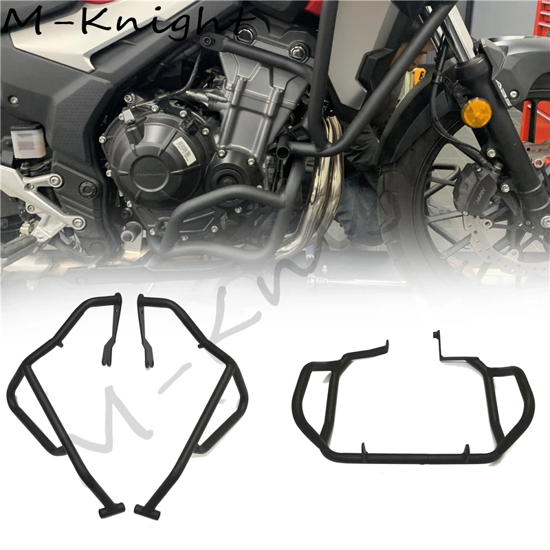For HONDA CB500X CB 500X CB500 X 2019 Motorcycle Upper & Lower Crash Bar Frame Engine Protection Guard Bumper Protector
For HONDA CB500X CB 500X CB500 X 2019 Motorcycle Upper & Lower Crash Bar Frame Engine Protection Guard Bumper Protector