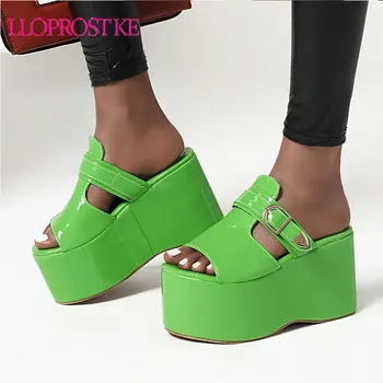 Lloprost ke 2020 Top Quality High Heels Fashion Leisure Shoes Women Summer Thick Platform Wedges Sandal Slippers Woman
Lloprost ke 2020 Top Quality High Heels Fashion Leisure Shoes Women Summer Thick Platform Wedges Sandal Slippers Woman