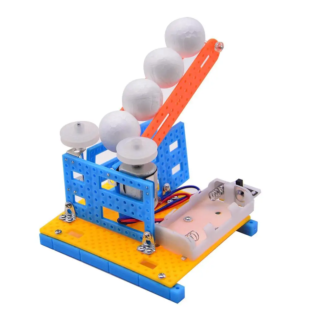 DIY Automatic Ball Pitching Machine Toy School Education Science Projects Model Scientific small making ball machine
DIY Automatic Ball Pitching Machine Toy School Education Science Projects Model Scientific small making ball machine