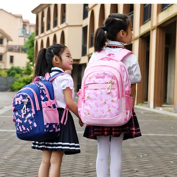 Korean Version Elementary School Bag 1-6 Grade Waterproof Backpack Girls Bookbag Cute Printing Super Light Protect The Spine 
Korean Version Elementary School Bag 1-6 Grade Waterproof Backpack Girls Bookbag Cute Printing Super Light Protect The Spine