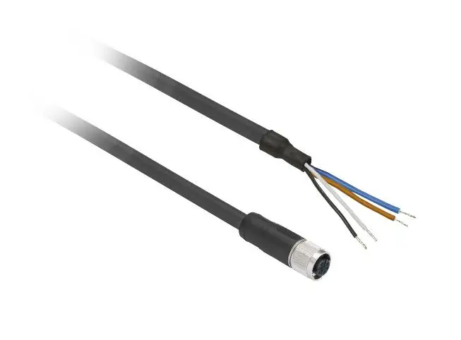 Предварительно Проводные разъемы XZCP1141L2, XZ-прямой Женский-M12-4 контакта-кабель PUR 2 м
Предварительно Проводные разъемы XZCP1141L2, XZ-прямой Женский-M12-4 контакта-кабель PUR 2 м