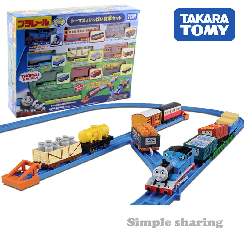 Takara Tomy Plarail Thoma & Friends Набор грузовых погрузки Танк двигатель железнодорожный