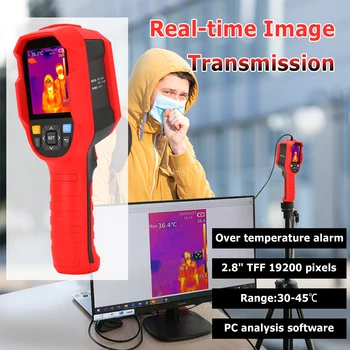 UNI-T Thermal imaging camera Thermometer Imaging Camera Real-time Image Temperature Tester with PC Software Analysis Type-C USB
UNI-T Thermal imaging camera Thermometer Imaging Camera Real-time Image Temperature Tester with PC Software Analysis Type-C USB