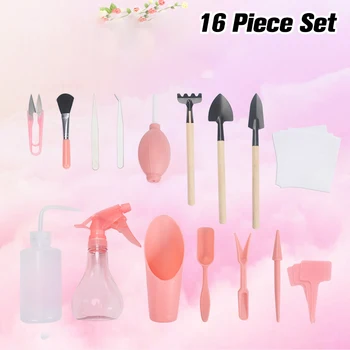 7/12/16pcs Garden Planter Kit Succulent Planting DIY Tool Set Transplant Seedling Tool Bonsai Fertilizer Drilling Device
7/12/16pcs Garden Planter Kit Succulent Planting DIY Tool Set Transplant Seedling Tool Bonsai Fertilizer Drilling Device