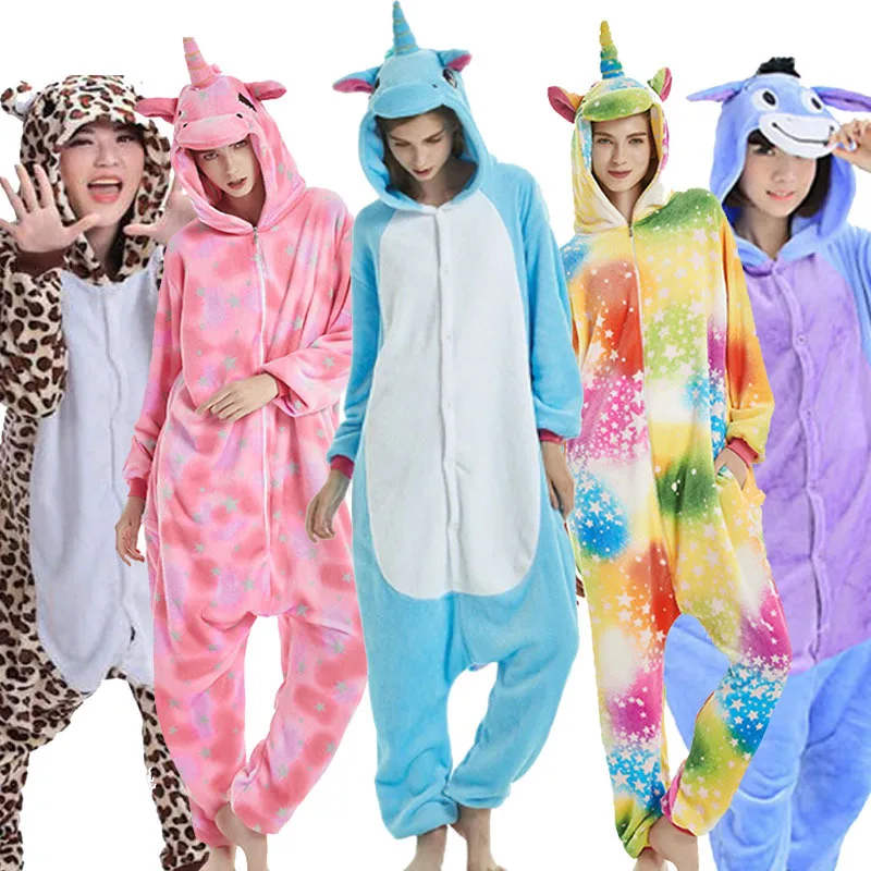 Greywalnut Girls Unicorn Pegasus Giraffe Pajamas Sets Flannel Animal Cartoon Nightie Stitch Pyjamas For Women Adult Halloween ^^ 
Greywalnut Girls Unicorn Pegasus Giraffe Pajamas Sets Flannel Animal Cartoon Nightie Stitch Pyjamas For Women Adult Halloween ^^
