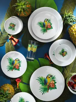 Kutahya has Porcelain 4 pieces Dinner Set Jungle Figure Decorative Luxury Dinnerware Tableware
Kutahya has Porcelain 4 pieces Dinner Set Jungle Figure Decorative Luxury Dinnerware Tableware
