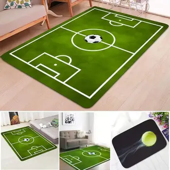 1Pc Green Large Soccer Pitch Soft Rug Fun And Practical Durable Latex Flannel Floor Mat Household Bedroom Kids Play Floor Carpet
1Pc Green Large Soccer Pitch Soft Rug Fun And Practical Durable Latex Flannel Floor Mat Household Bedroom Kids Play Floor Carpet