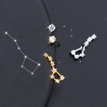 Colusiwei Dazzling Big Dipper Trendy Stud Earrings for Women 925 Sterling Silver engagement Wedding Statement Jewelry Pendientes
Colusiwei Dazzling Big Dipper Trendy Stud Earrings for Women 925 Sterling Silver engagement Wedding Statement Jewelry Pendientes