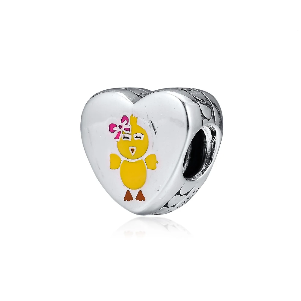 2019-NEW-Authentic-925-Sterling-Silver-You-re-My-Favorite-Chick-Charm-Bead-Fit-Original-European