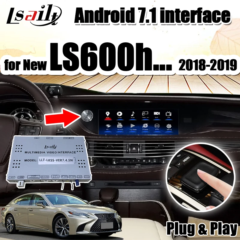 Android 7.1 GPS Navigation Box for Lexus LS460 LS600.. 2013-17 video interface support wireless carplay , android auto by Lsailt
Android 7.1 GPS Navigation Box for Lexus LS460 LS600.. 2013-17 video interface support wireless carplay , android auto by Lsailt